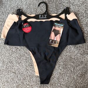 F.I.T. Black and Tan High-Waist Shapewear